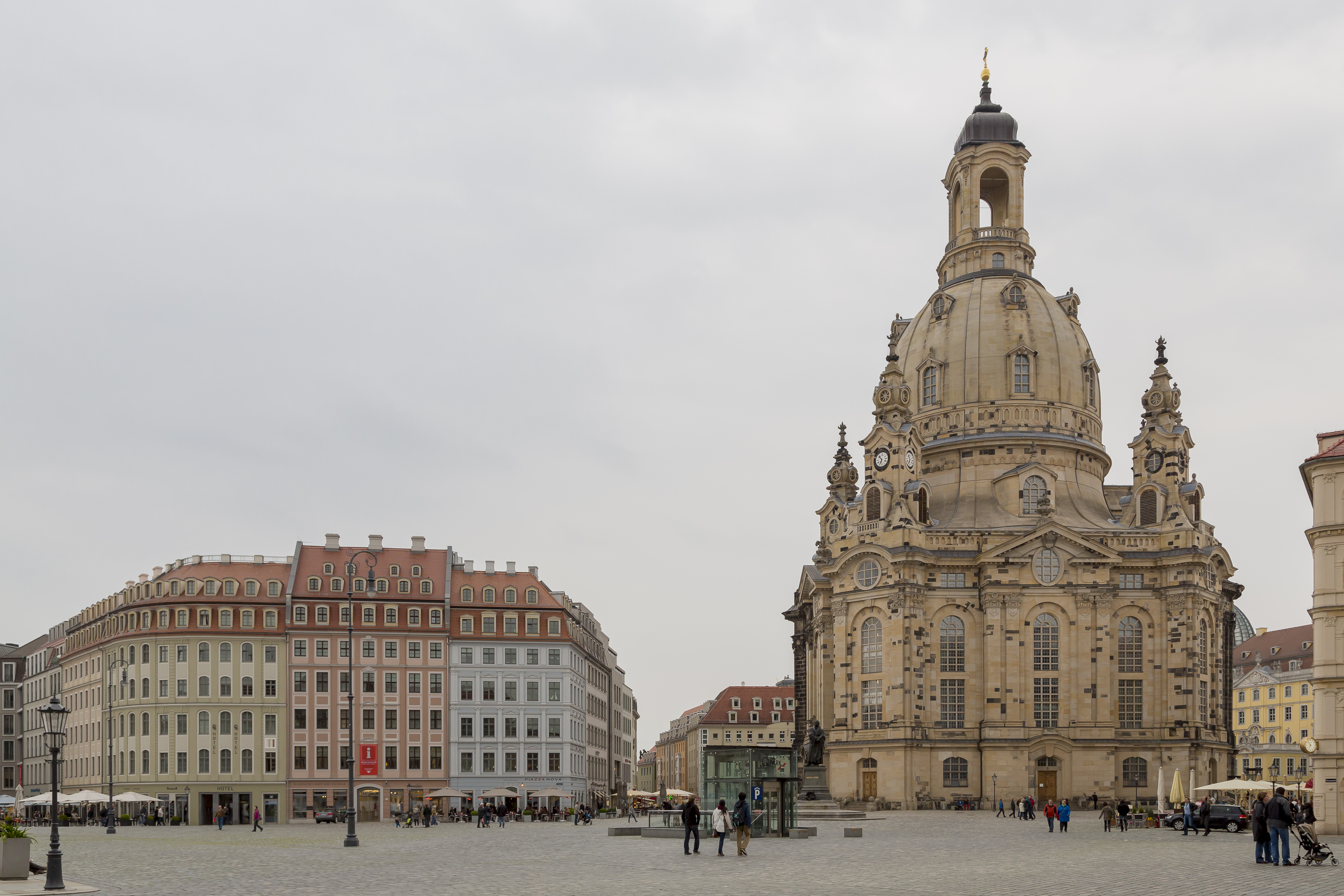 Dresden Germany Exterior-of-Frauenkirche-01