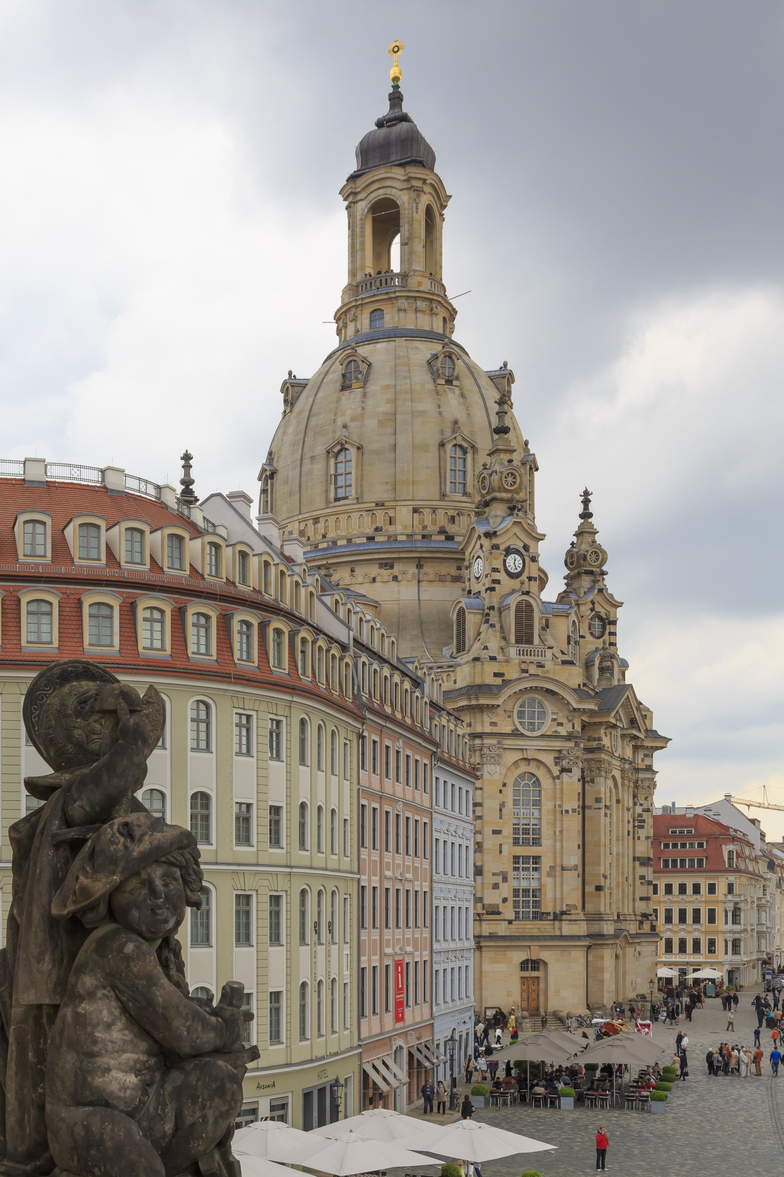 Dresden Germany Exterior-of-Frauenkirche-06a
