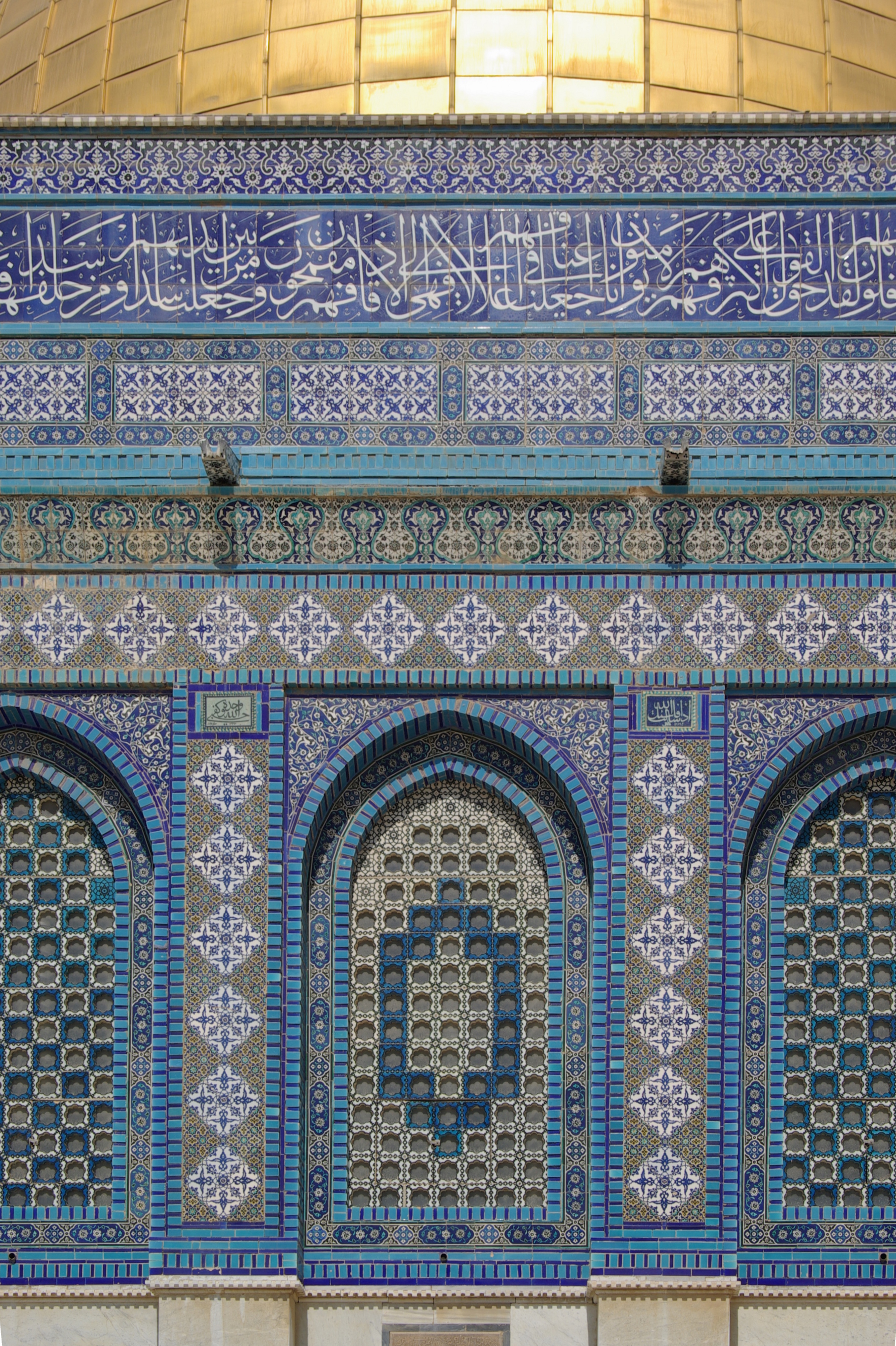 Jerusalem Dome of the Rock BW 2010-09-21 07-20-20