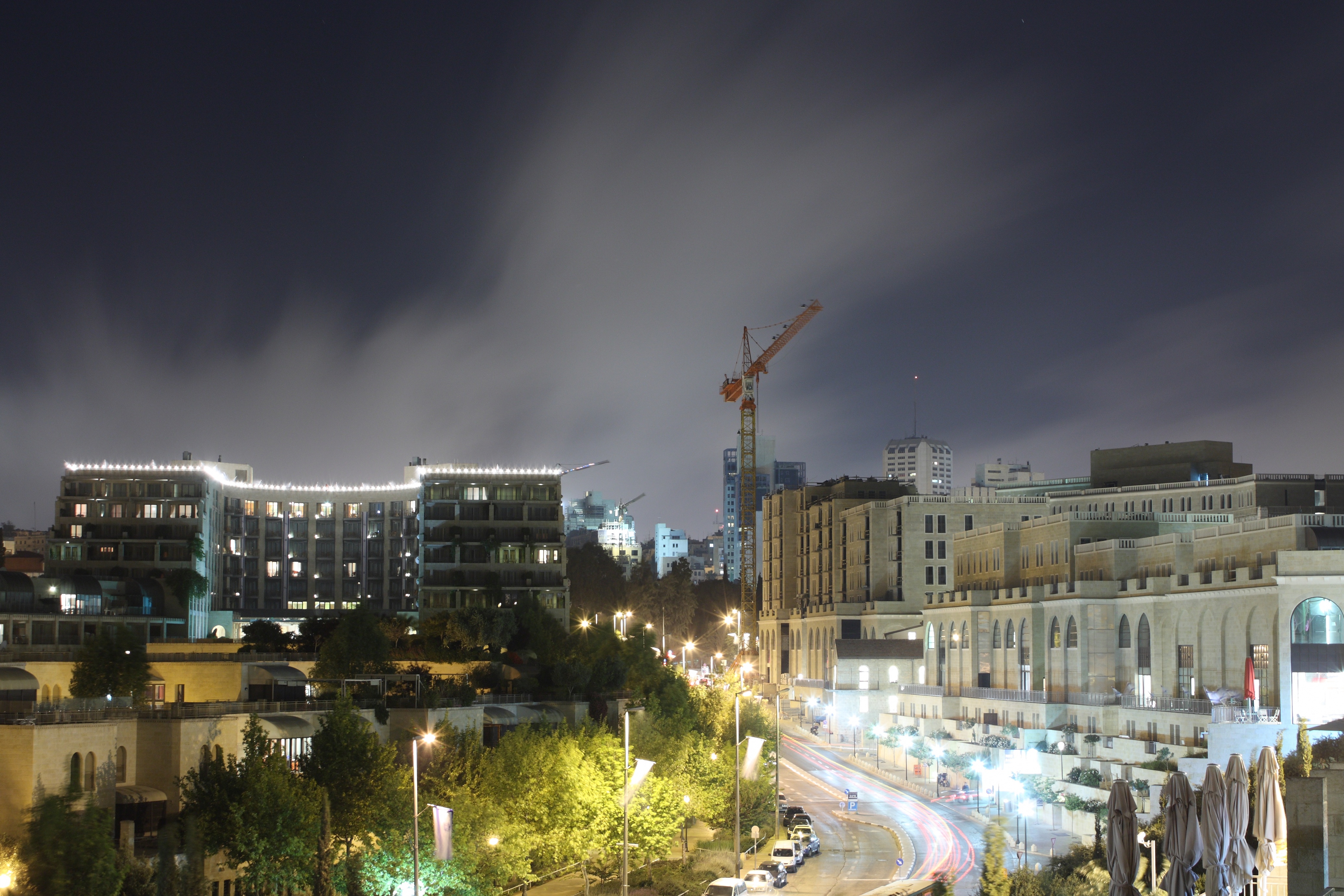 Mamila area by night