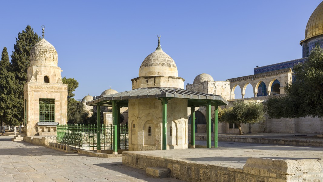 ISR-2013-Jerusalem-Temple Mount-Fountains of Qasim Pasha and Qayt Bay