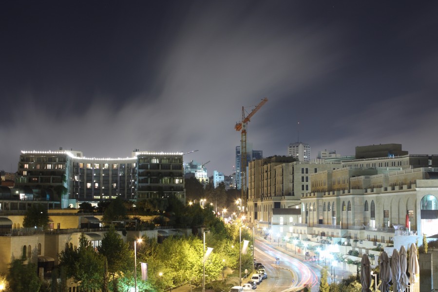 Mamila area by night