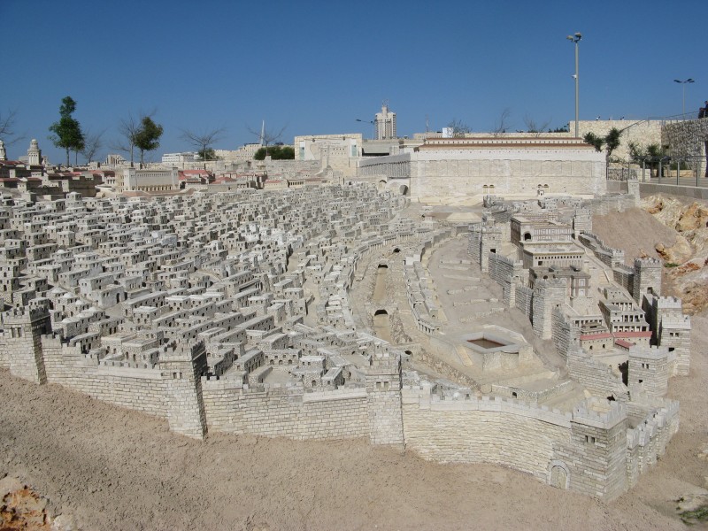 Model of Jerusalem in the Late Second Temple Period-Israel Museum-2