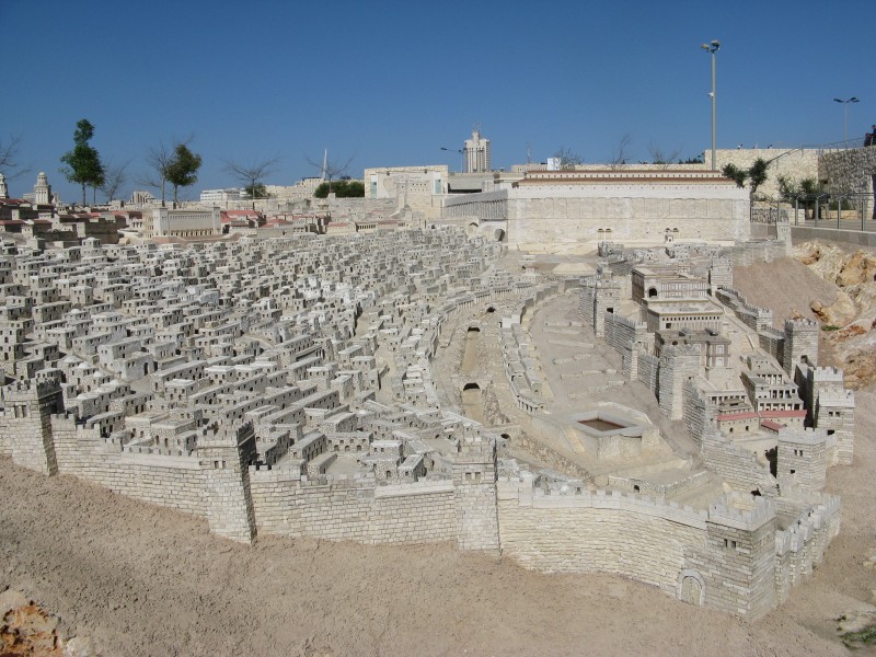 Model of Jerusalem in the Late Second Temple Period-Israel Museum-2