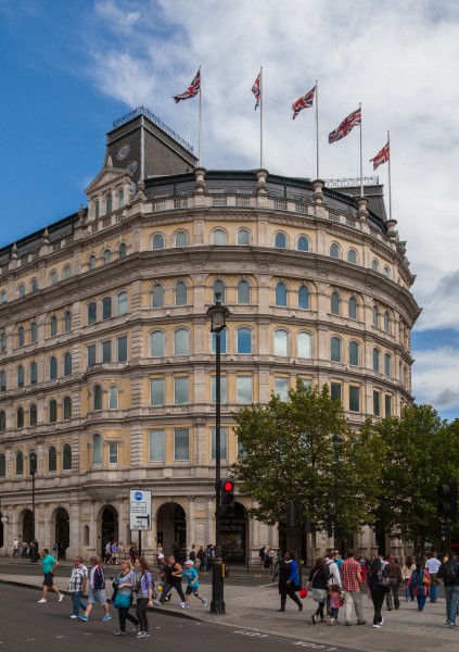 Edificios Grand, Plaza de Trafalgar, Londres, Inglaterra, 2014-08-11, DD 180
