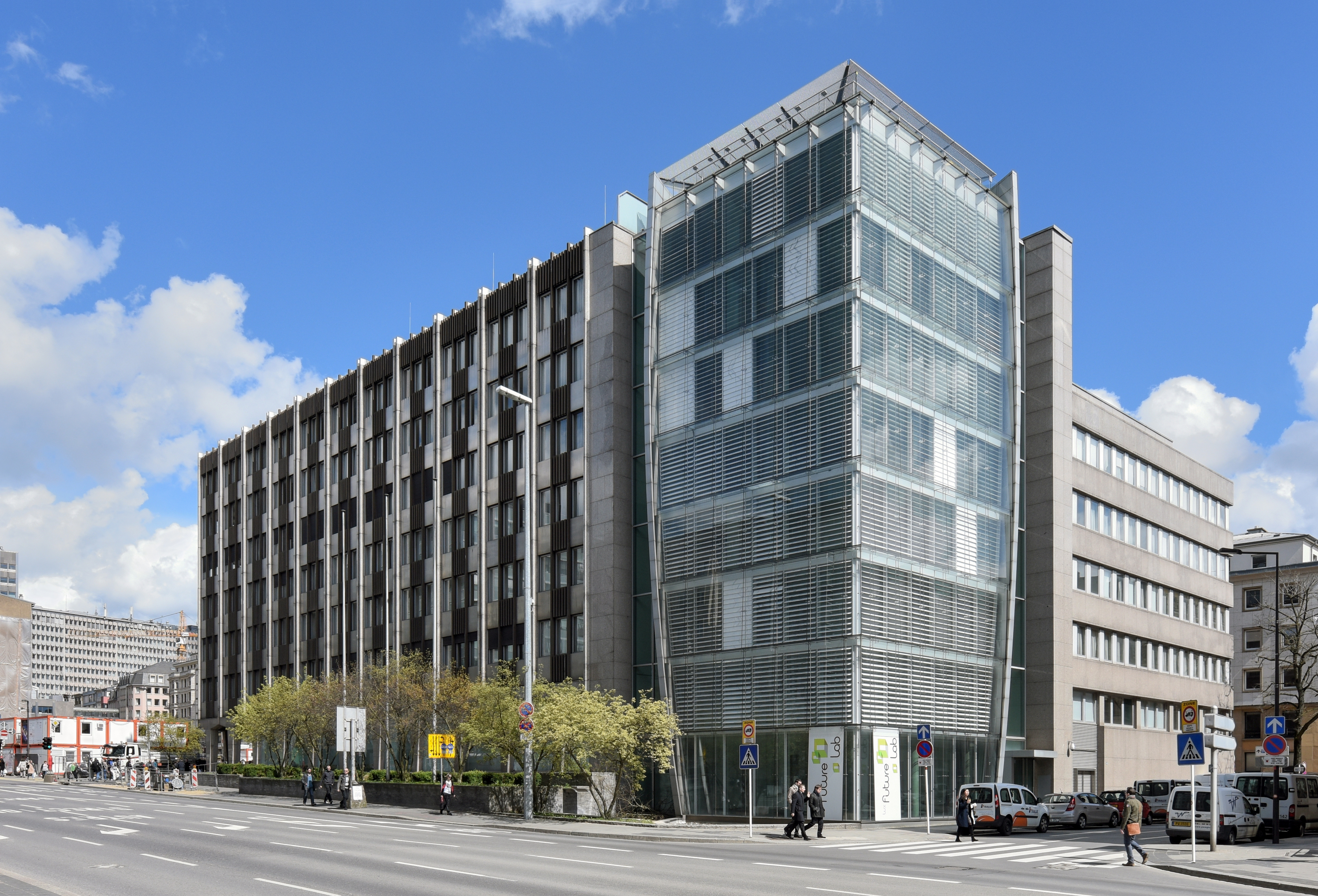 Luxembourg City boulevard Royal BGL BNP Paribas 2016