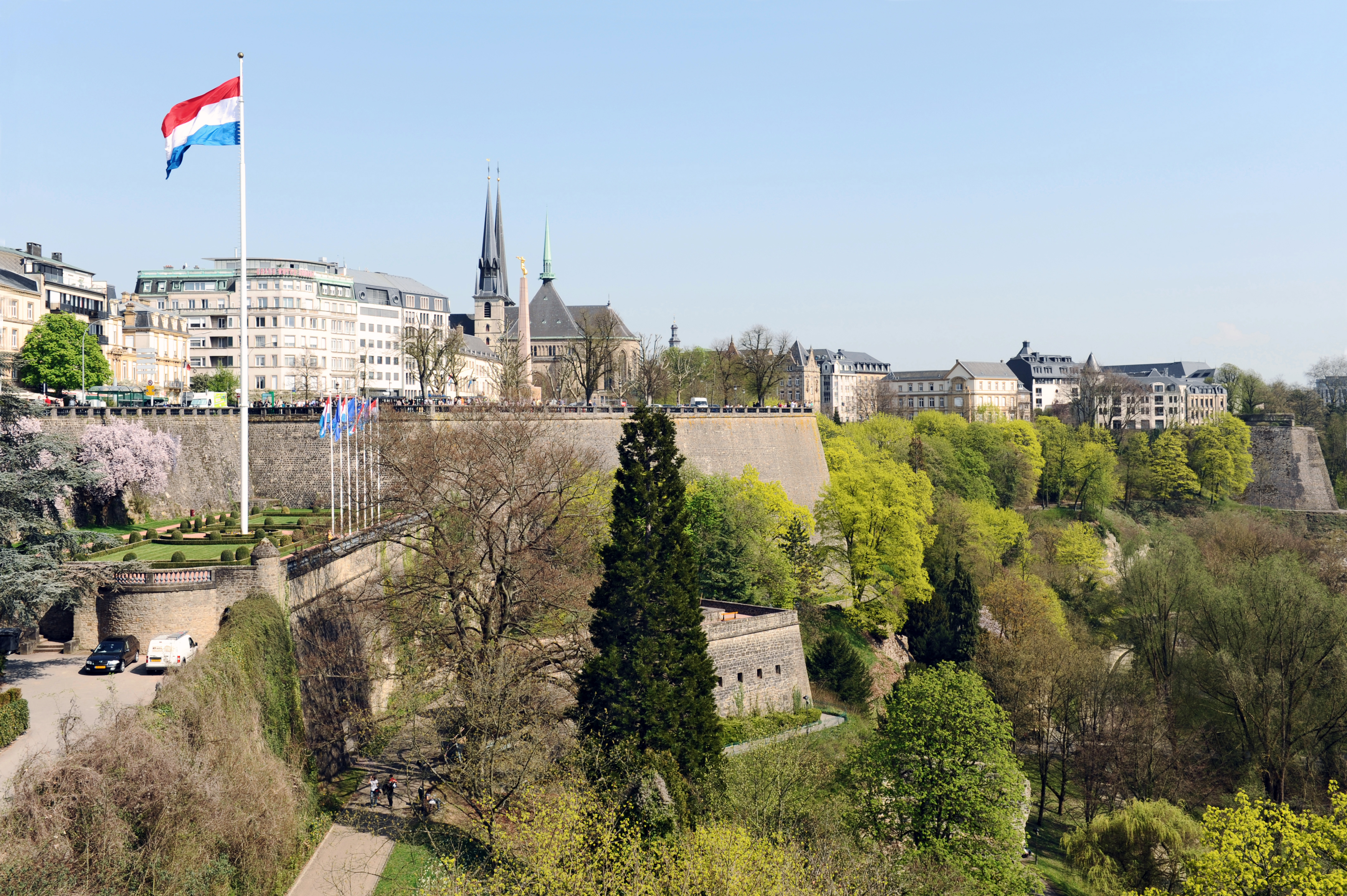 Luxembourg Fortress from Adolphe Bridge 02 c67