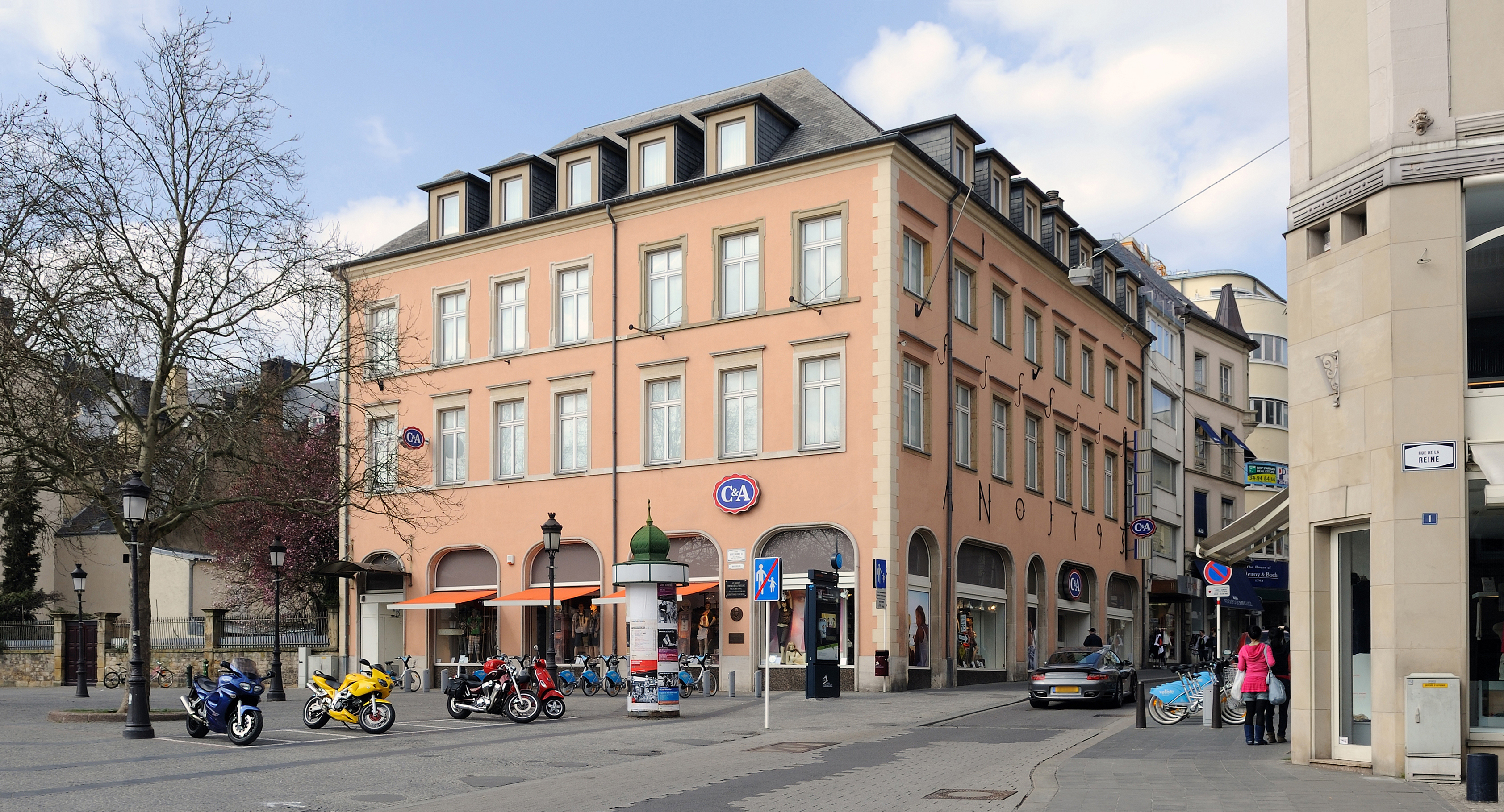 Luxembourg pl Guillaume II rue du Fossé