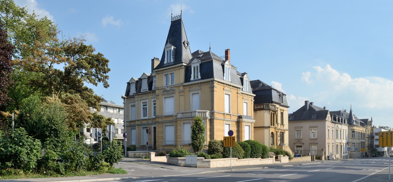 Luxembourg-ville bvd de la Foire vers place de l'Etoile 2014