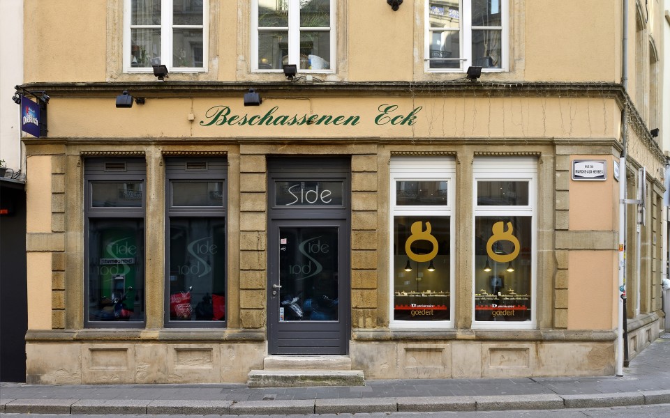 Luxembourg-ville Marché-aux-Herbes Beschassenen Eck