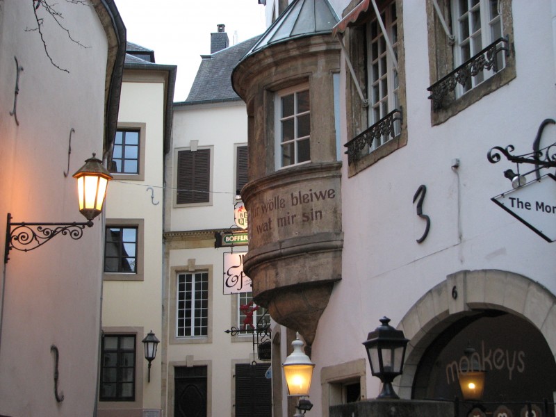 Luxembourg city, April 2012