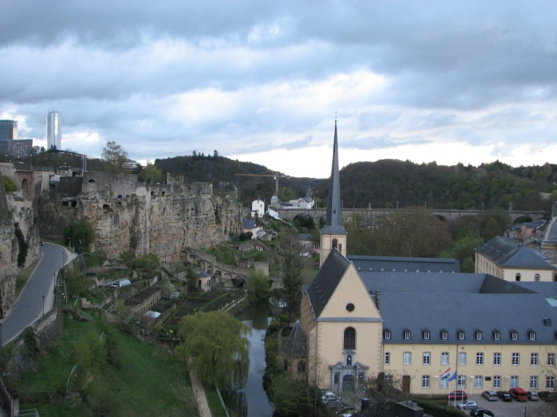 Luxembourg city, April 2012