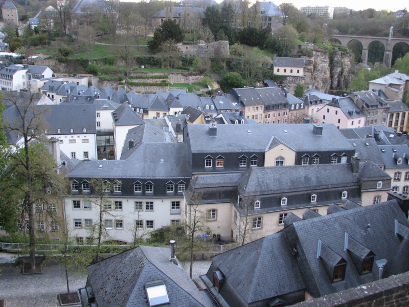 Luxembourg city, April 2012