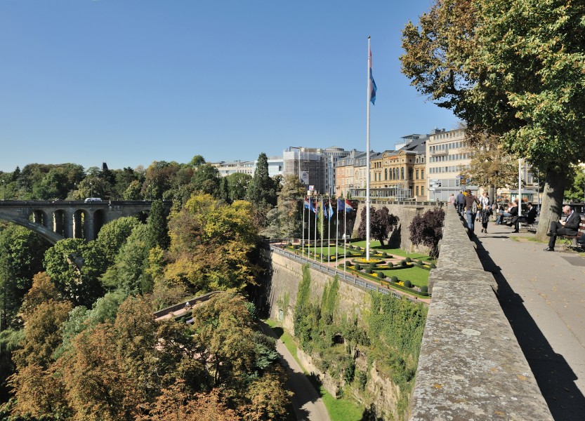 Luxembourg City fortress Petrusse valley 01