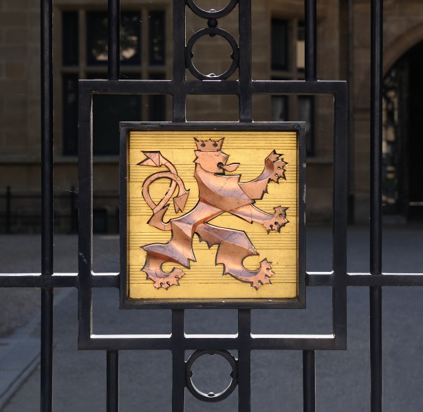 Luxembourg Grand Ducal Palace coat of arms Lion