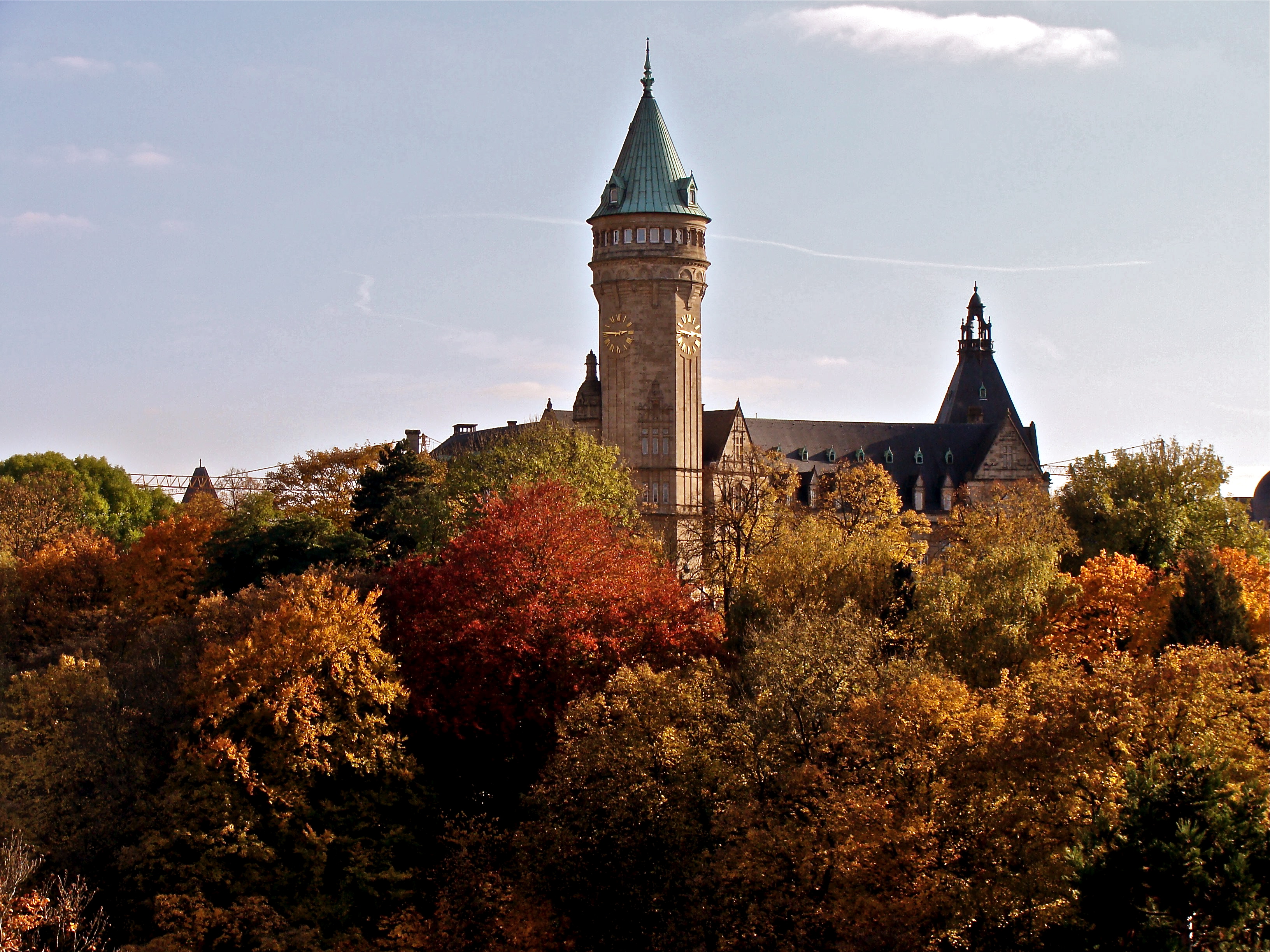 Sunny Autumn in Luxembourg