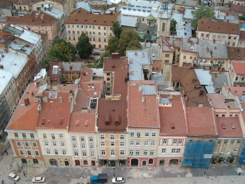 Lwów Rynek pierzeja północna