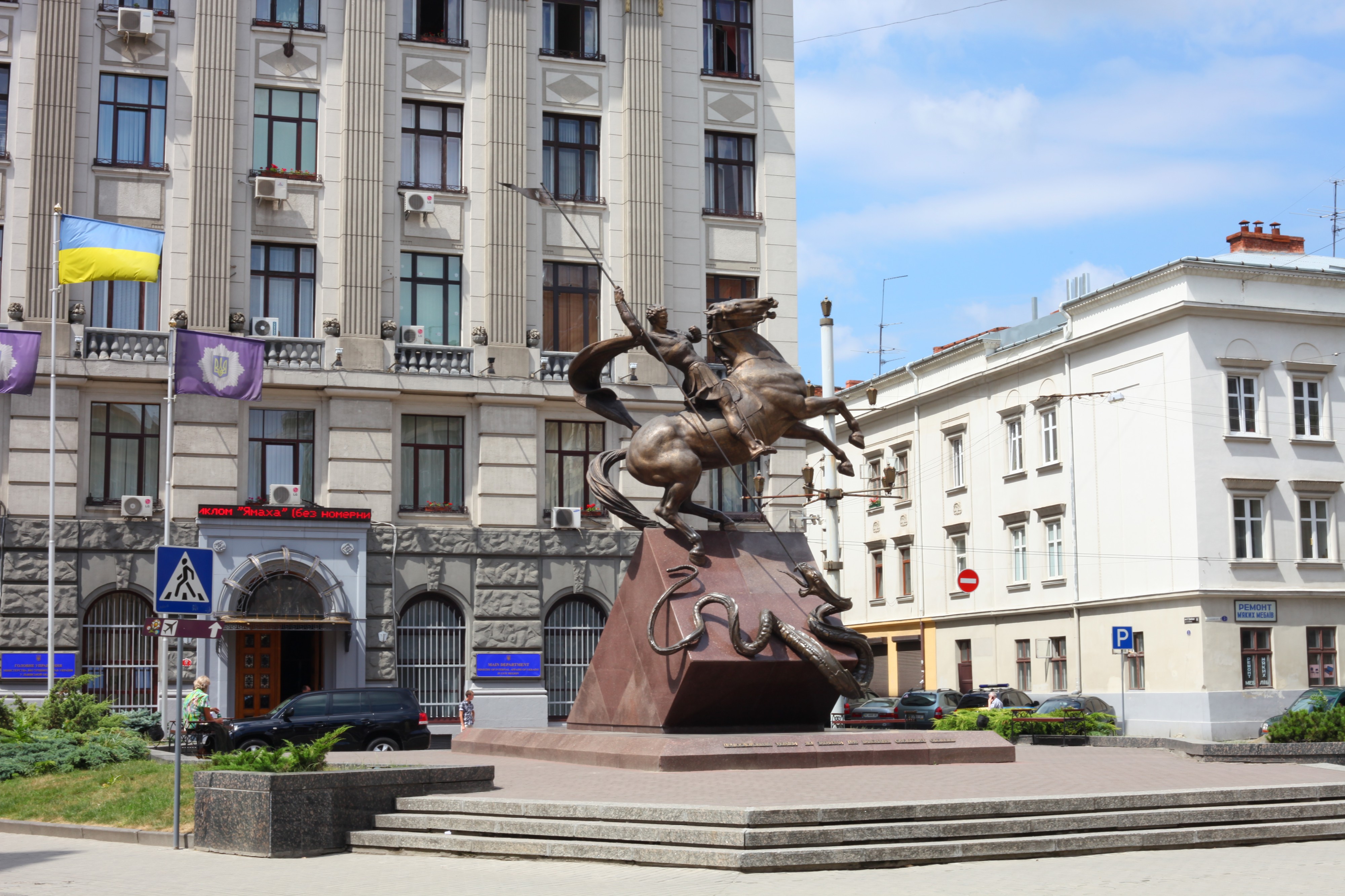 Downtown of Lviv city, Ukraine, Europe, picture 6. July 2012.