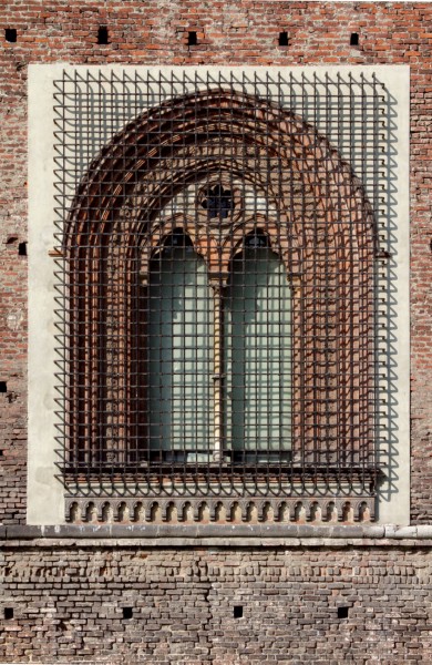 Barred window - Castelo Sforzesco - Milan 2014
