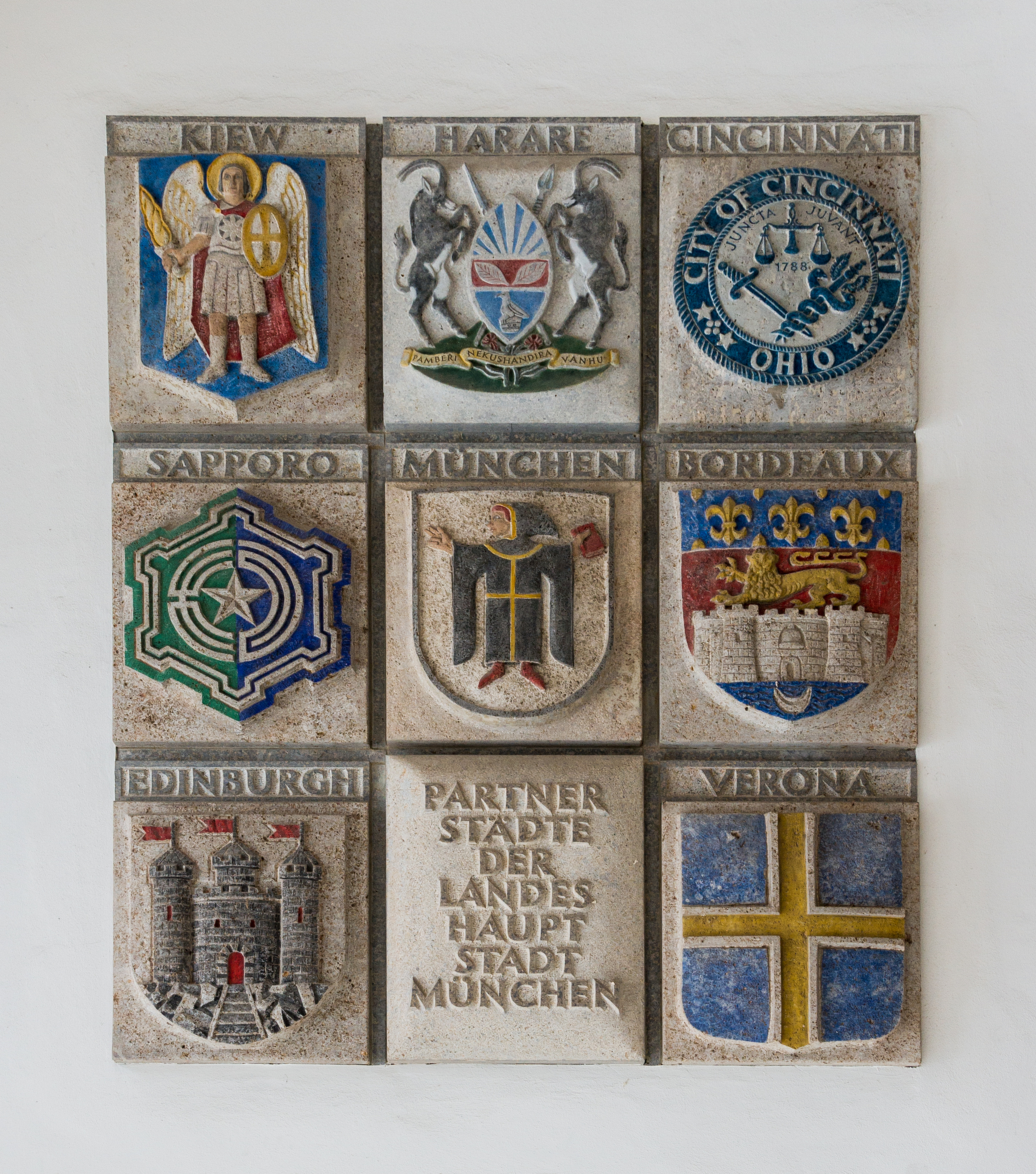 Cities partners Rathaus Munich