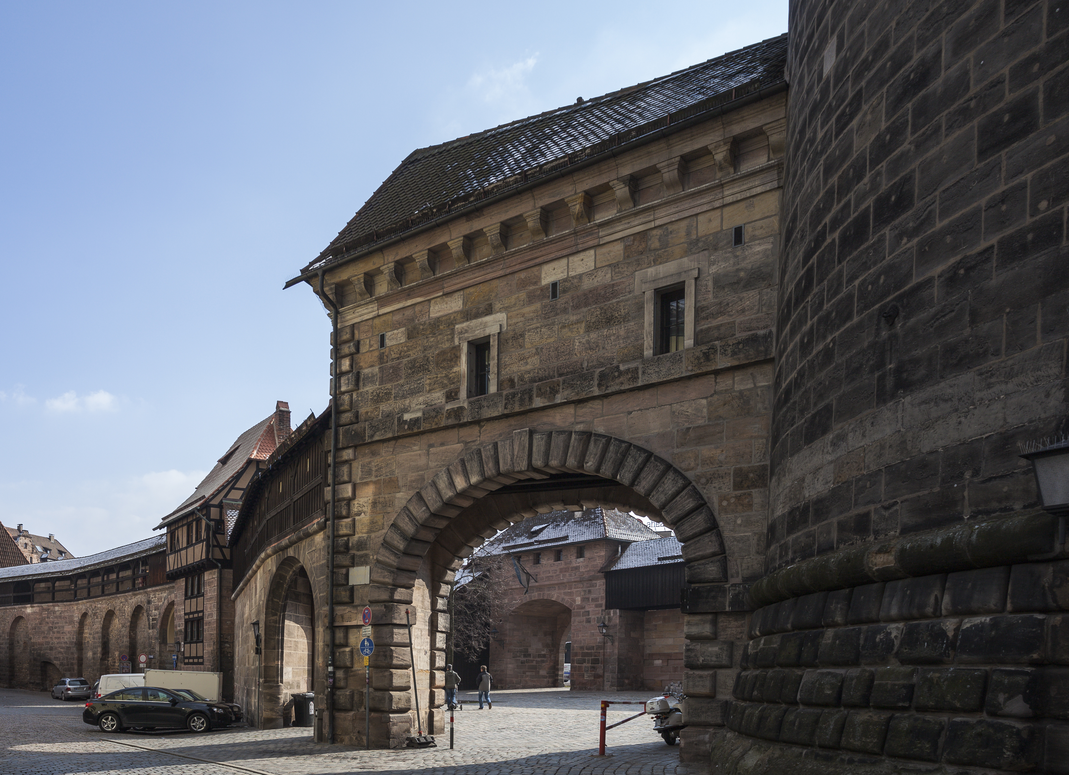 Murallas de la ciudad, Núremberg, Alemania, 2013-03-16, DD 07