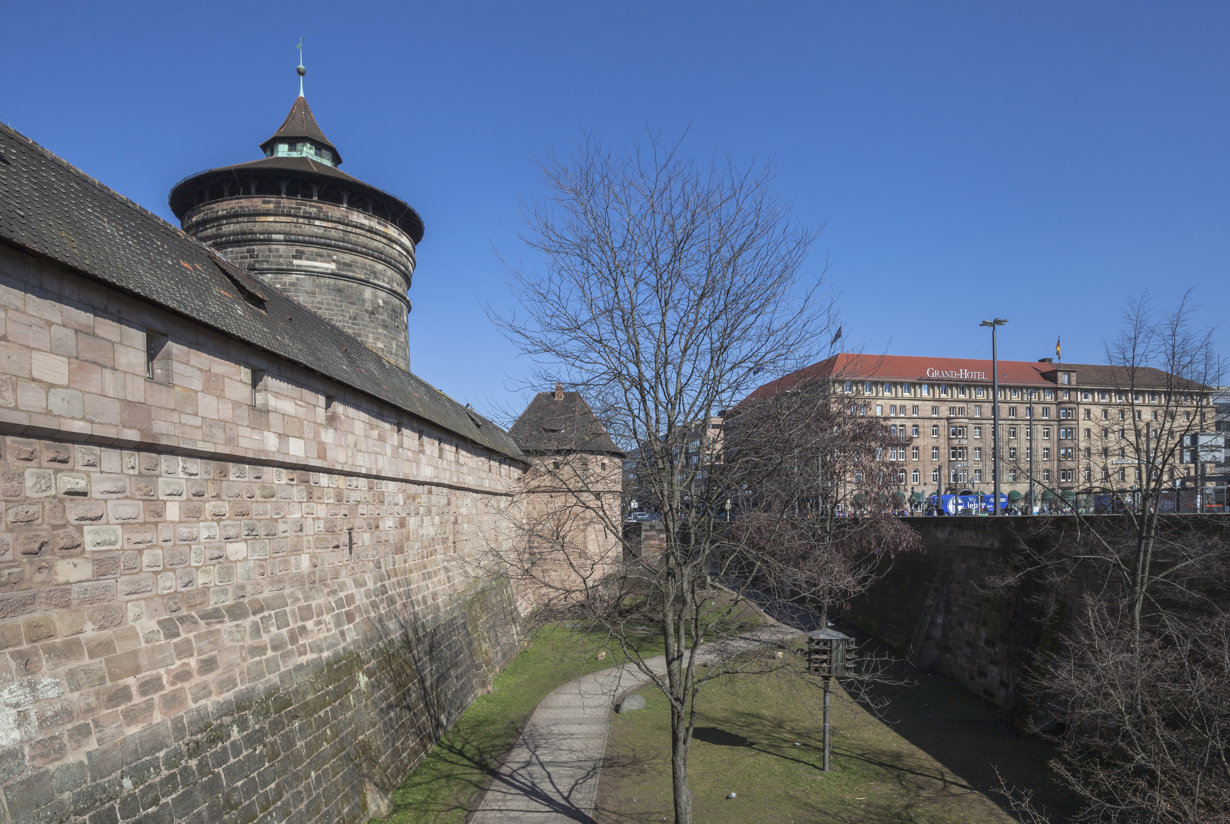 Murallas de la ciudad, Núremberg, Alemania, 2013-03-16, DD 12