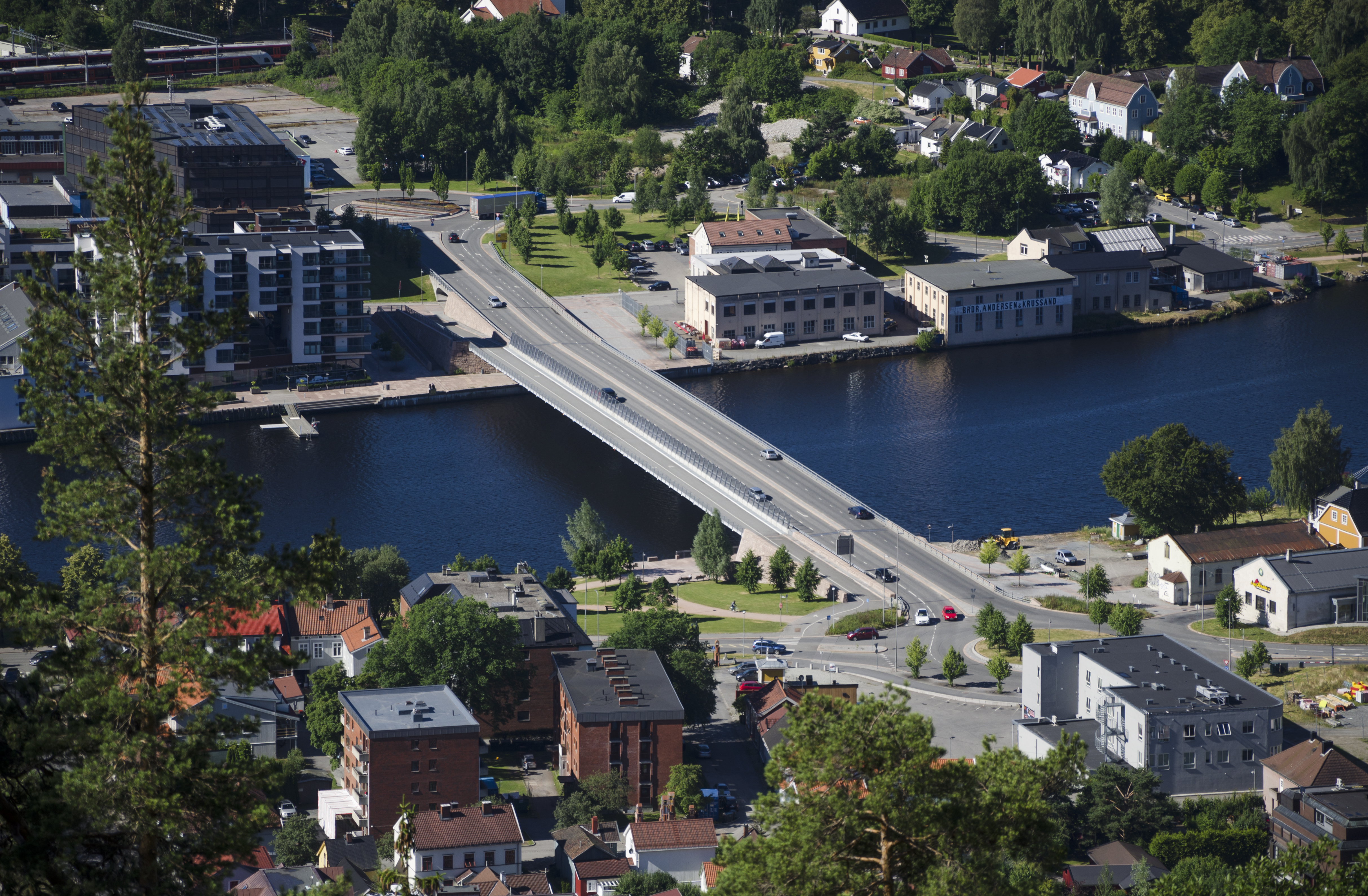 Øvre Sund Bru (sett fra Spiraltoppen)