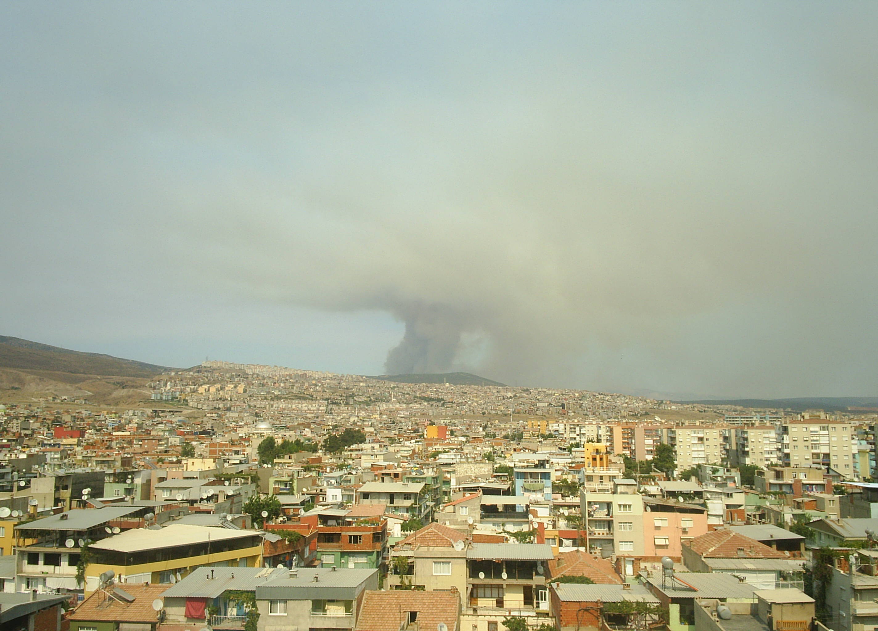 İzmir yangın bitiyor