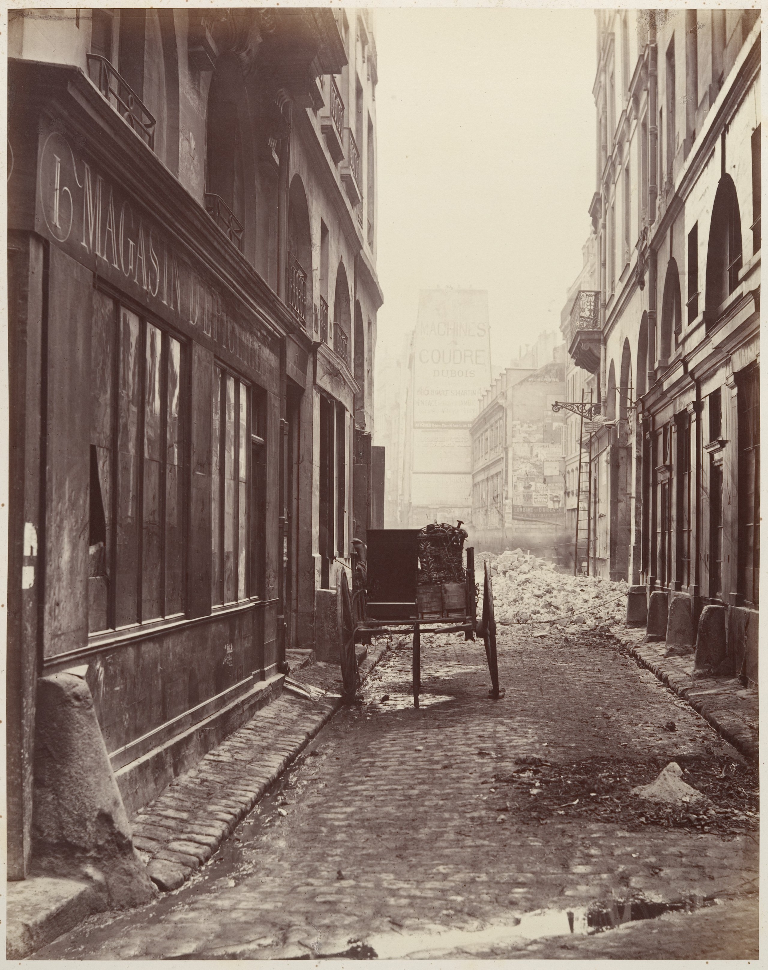 Charles Marville, Rue Estienne, de la rue Boucher, 1862–65