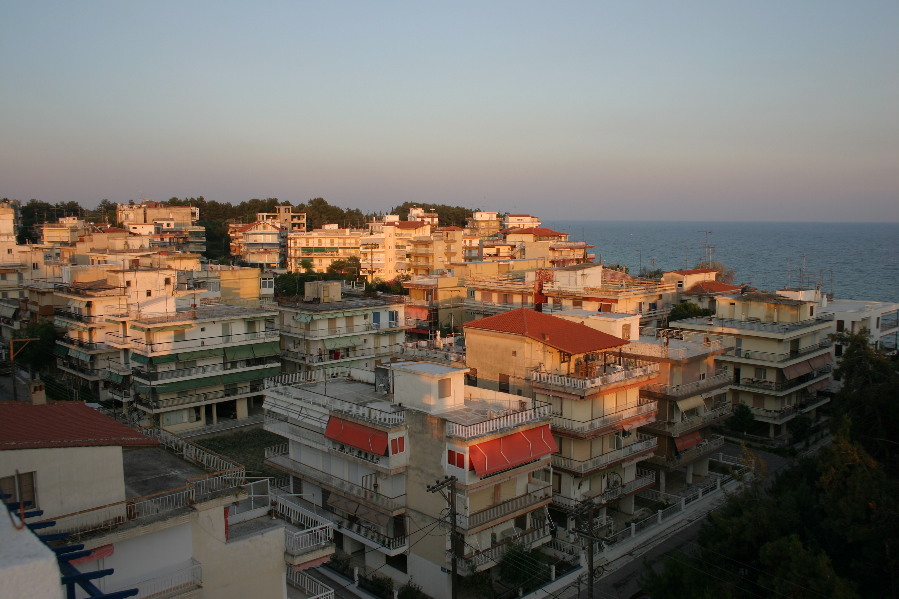 Kallikratia, Chalkidiki, Greece - View on city