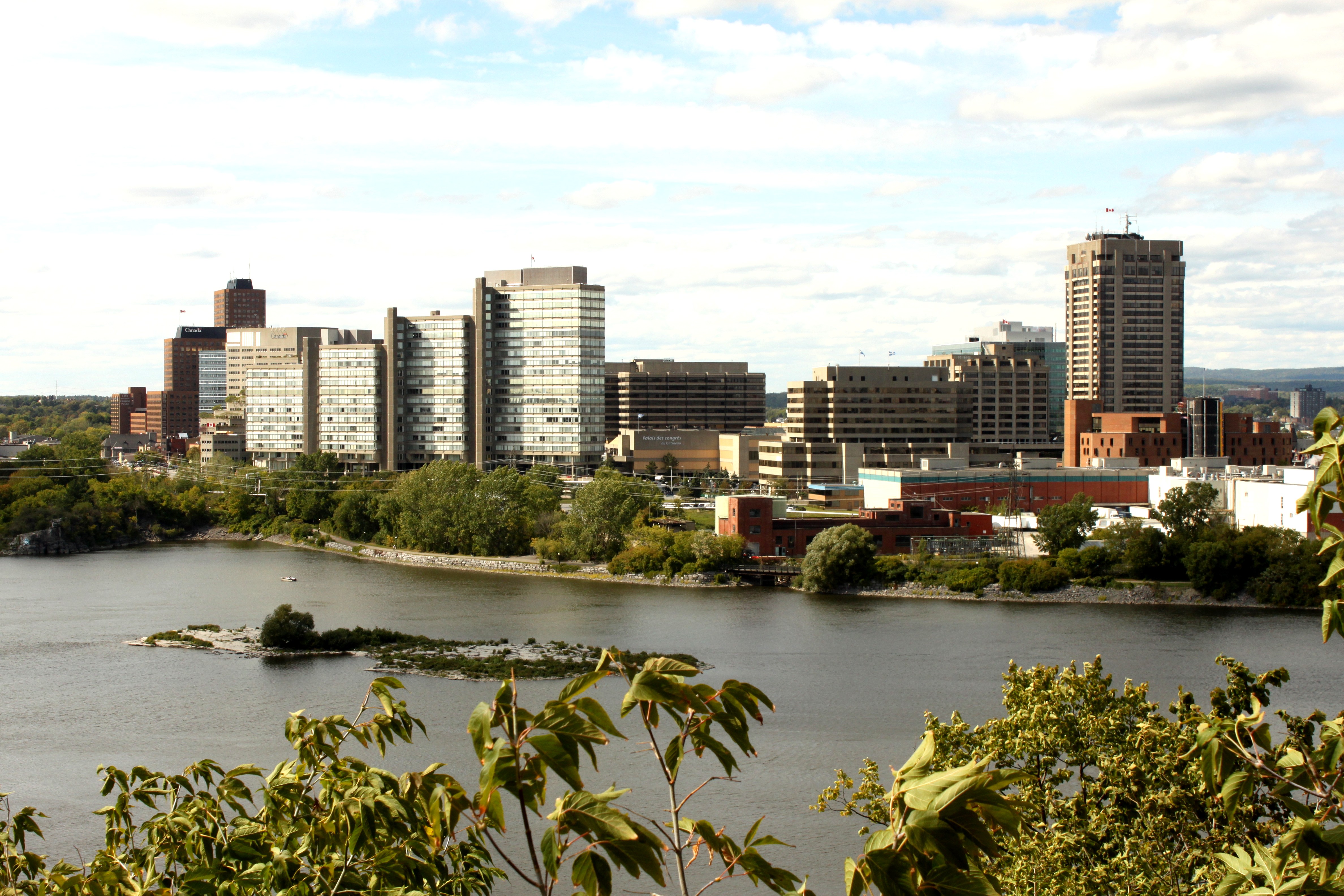 Little islet on the Ottawa River, Ottawa