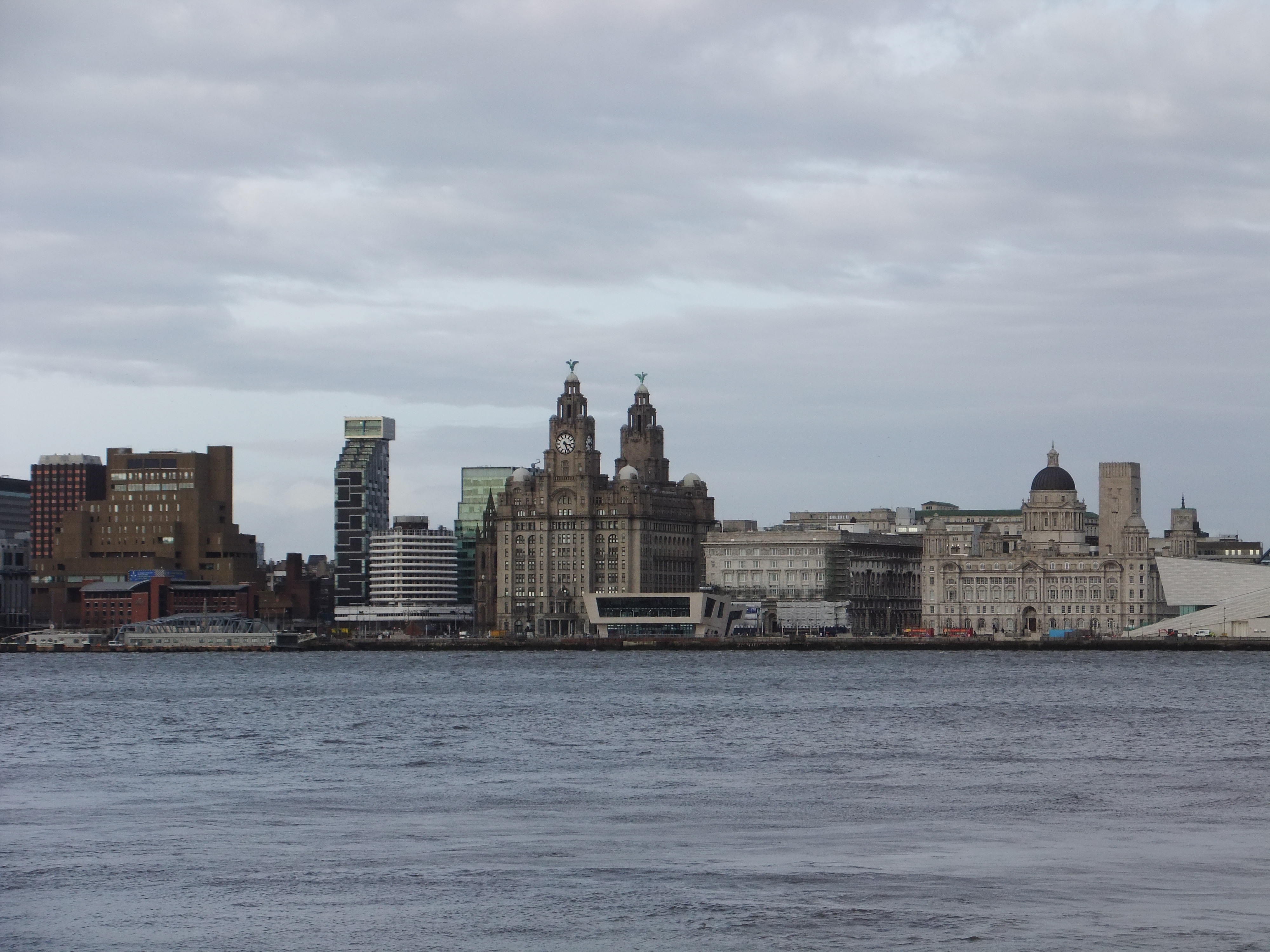 Liverpool Waterfront from Woodside, Birkenhead - DSCF0035