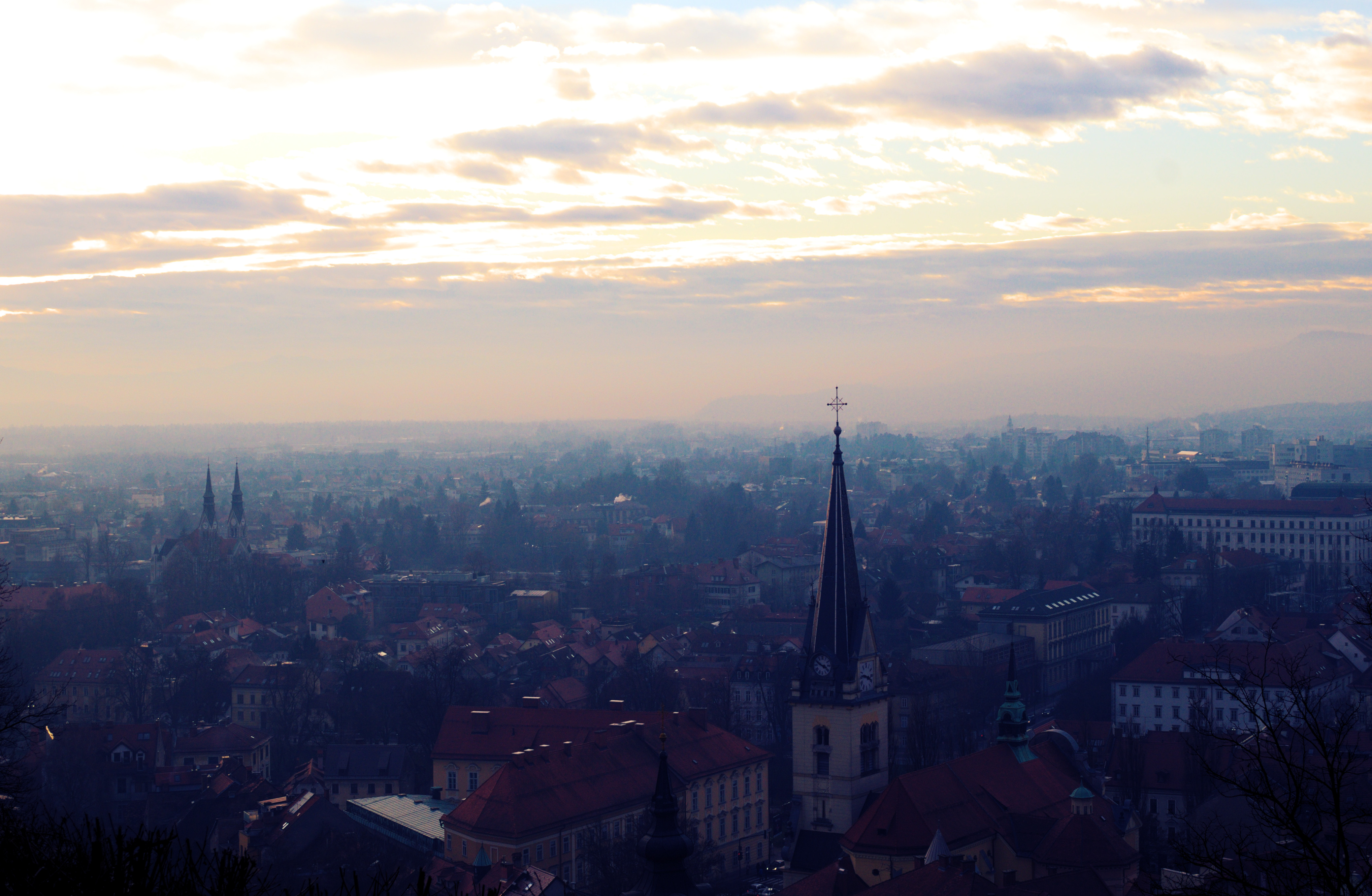 Ljubljana - Trnovo skyline