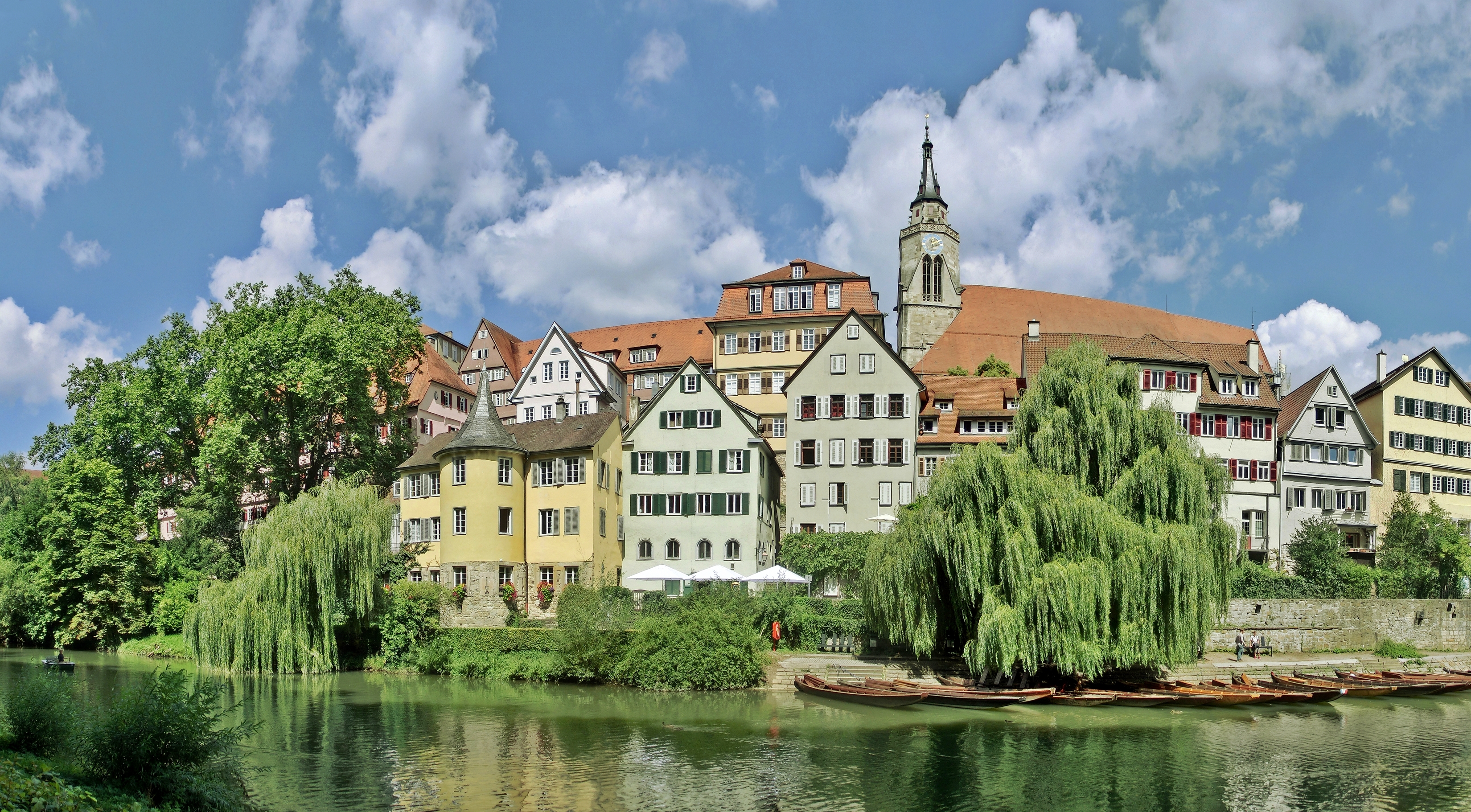 Neckarfront Tübingen August 2016