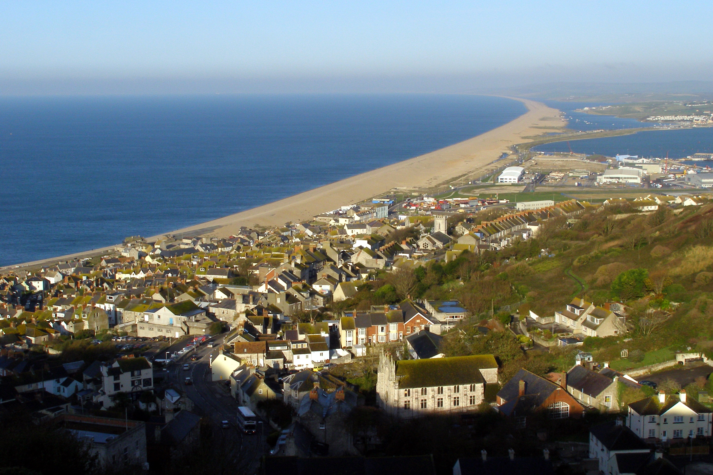 Newgrounds viewpoint chesil beach and fortuneswell dorset