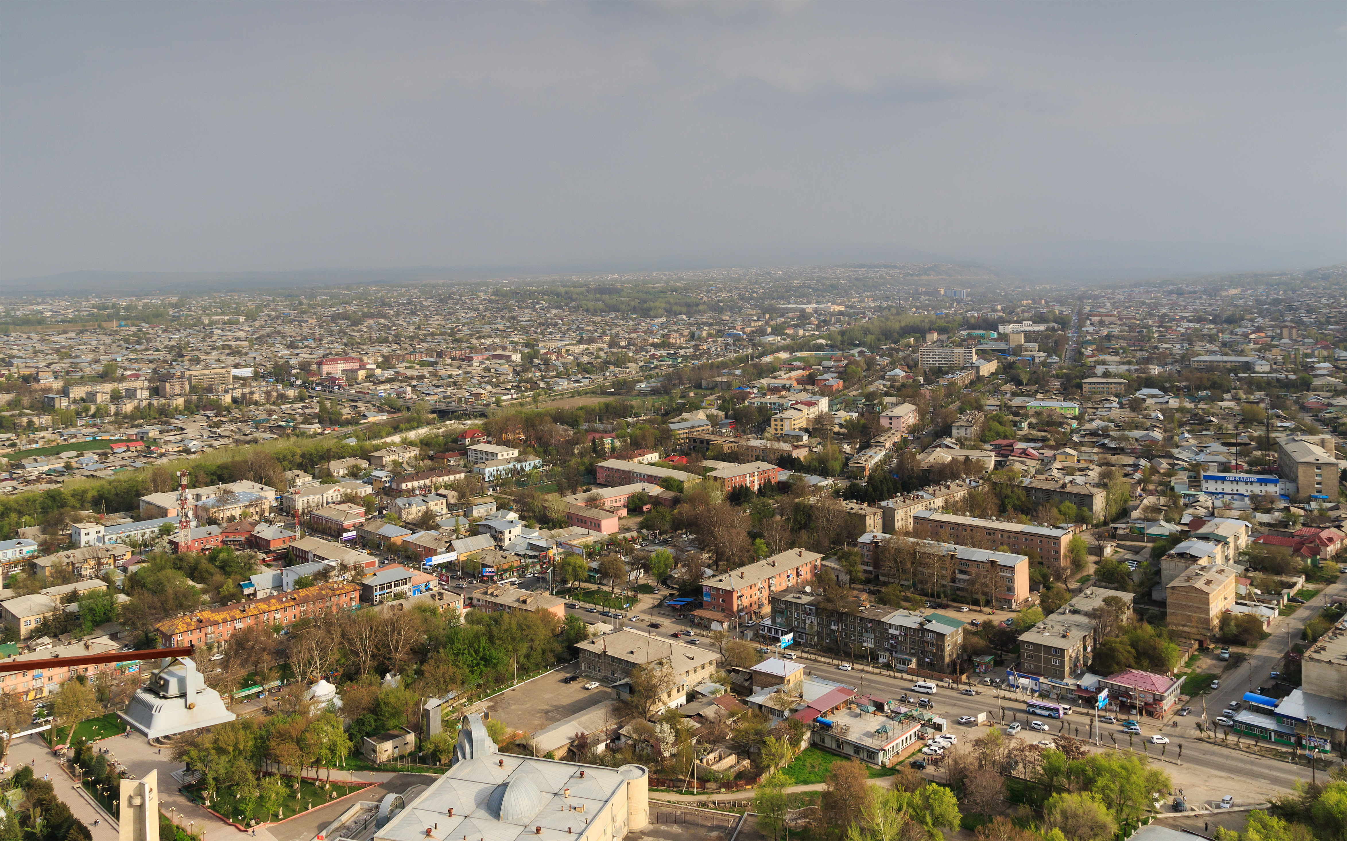 Osh 03-2016 img27 view from Sulayman Mountain