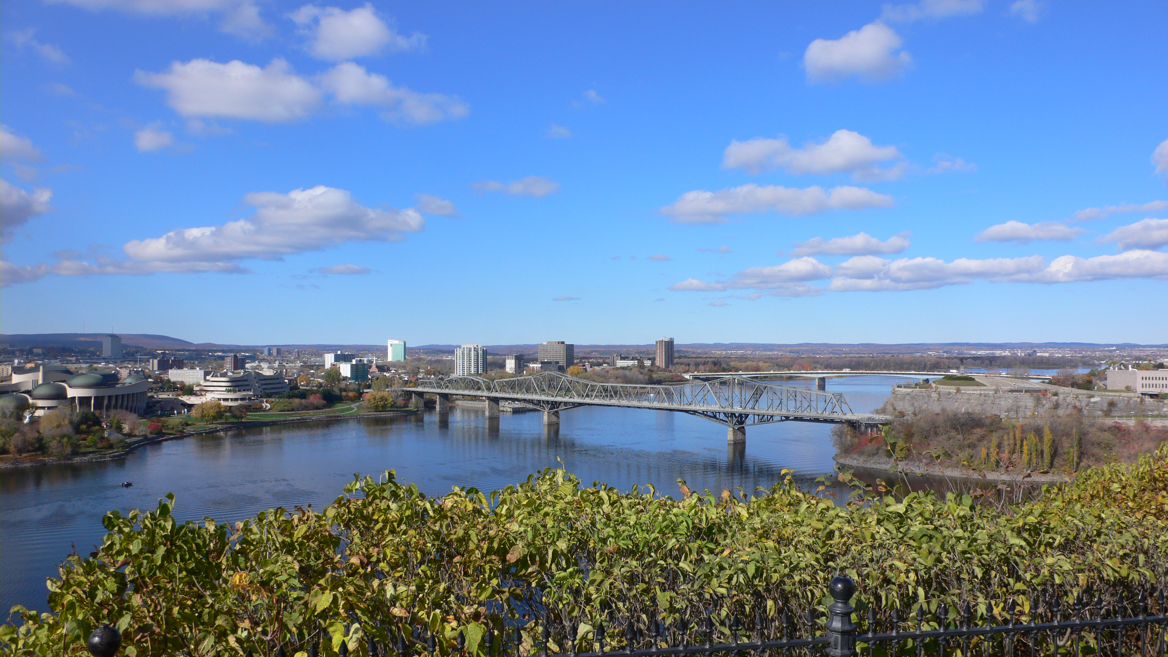 Ottawa river from Parliament Hill