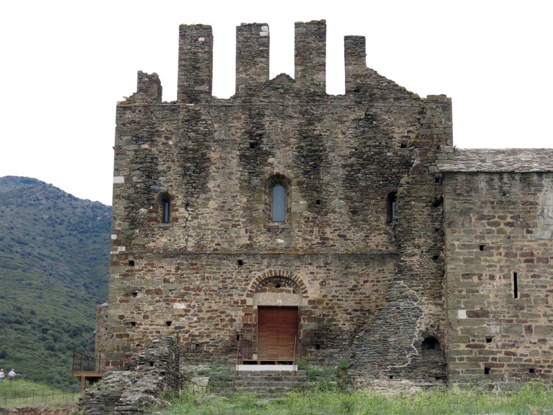 175 Sant Quirze de Colera, església, façana oest