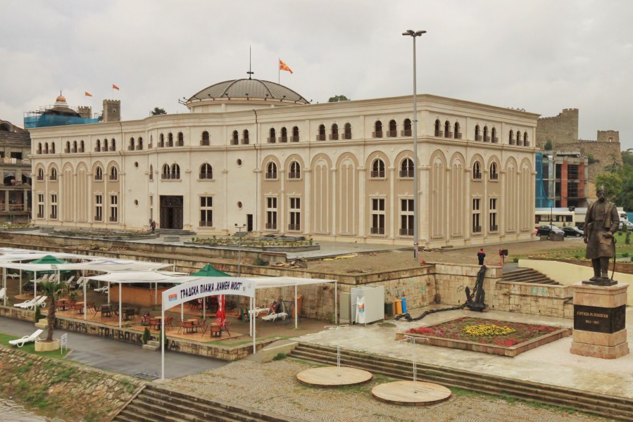 2011 Skopje, Muzeum narodowe macedońskiej walki o państwowość i niepodległość (01)