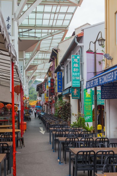 2016 Singapur, Chinatown, Ulica Smitha - Chinatown Food Street (02)