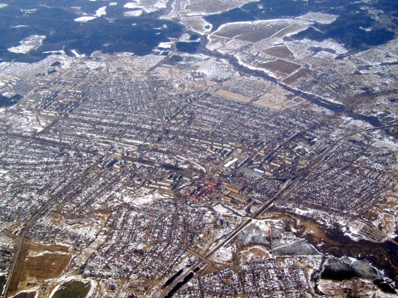 Aerial photograph of Teykovo, 2010