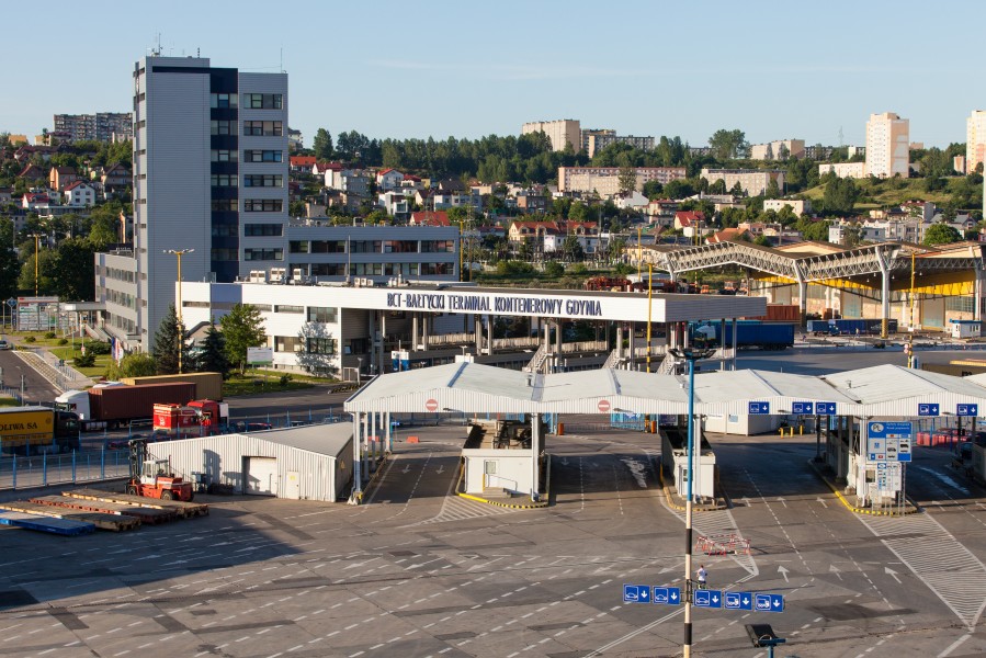Gdynia port container terminal in June 2014