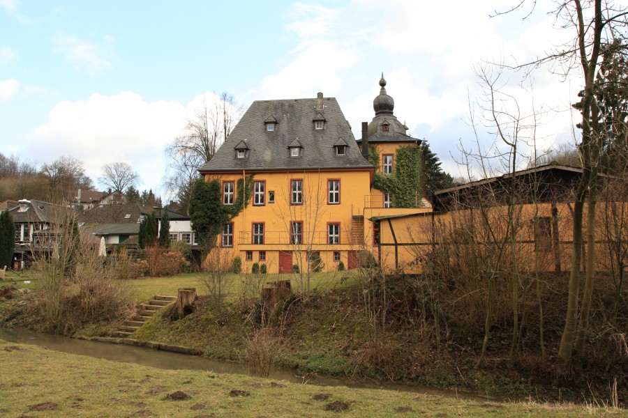 Bergisch Gladbach Herrenstrunden - Bücheler Weg - Strunde+Burg Zweiffel 01 ies
