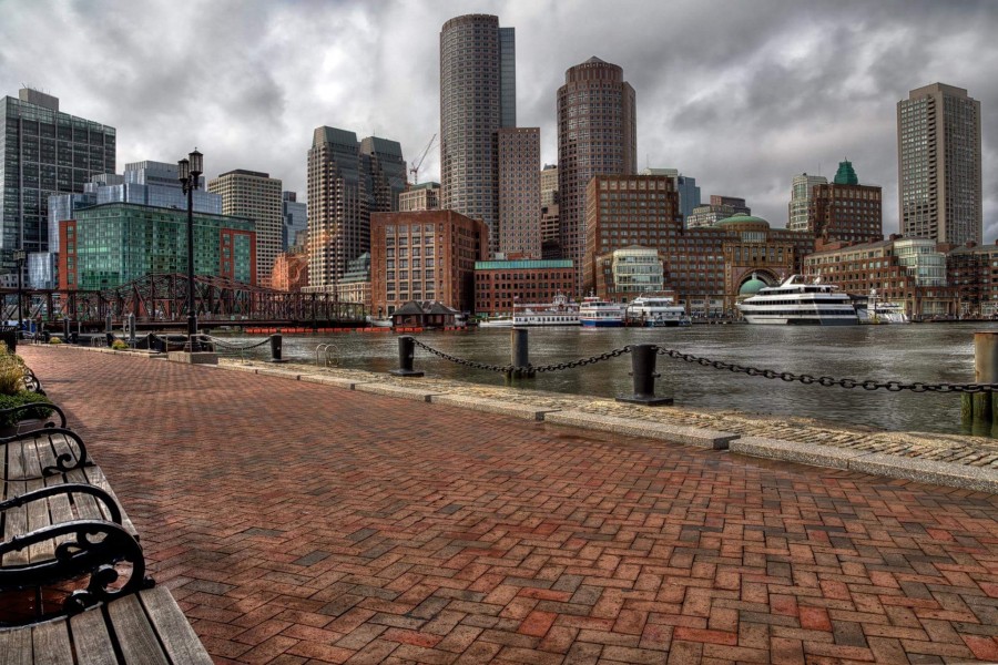 Boston Skyline (viewed from the Seaport) (21697186258)