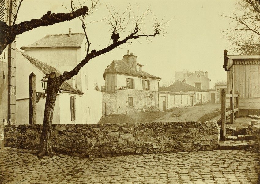 Charles Marville, The Horse Market - Getty Museum