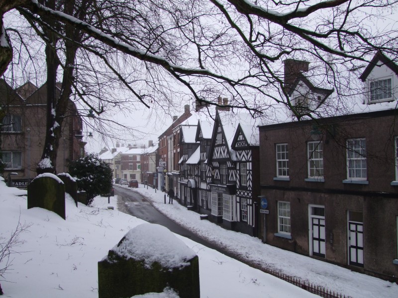 Cheadle High Street, Staffordshire.,