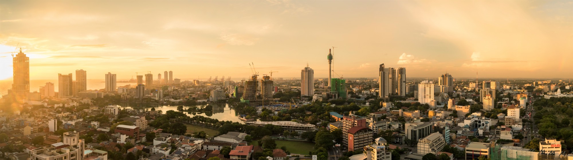 Colombo sunset skyline Jul 2016