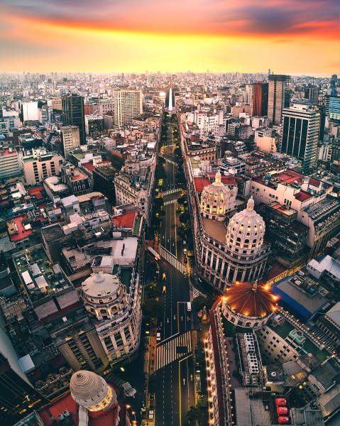 Diagonal Norte drone