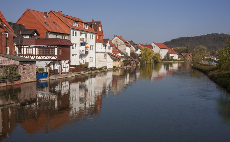 Eschwege - Houses on the river Werra