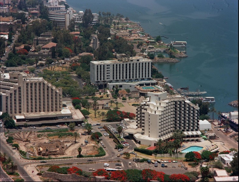 Flickr - Government Press Office (GPO) - Aerial View of Tiberias Hotel Strip